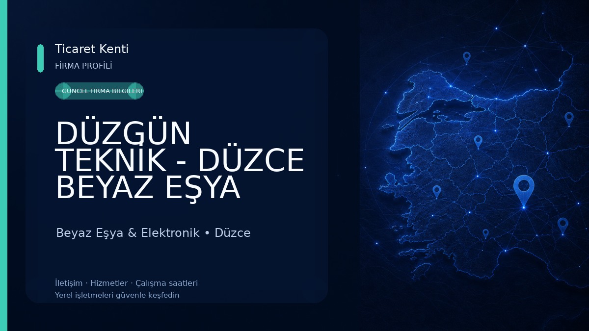 DÜZGÜN TEKNİK - DÜZCE BEYAZ EŞYA YETKİLİ SERVİS ALVEUS Beyaz Eşya & Elektronik