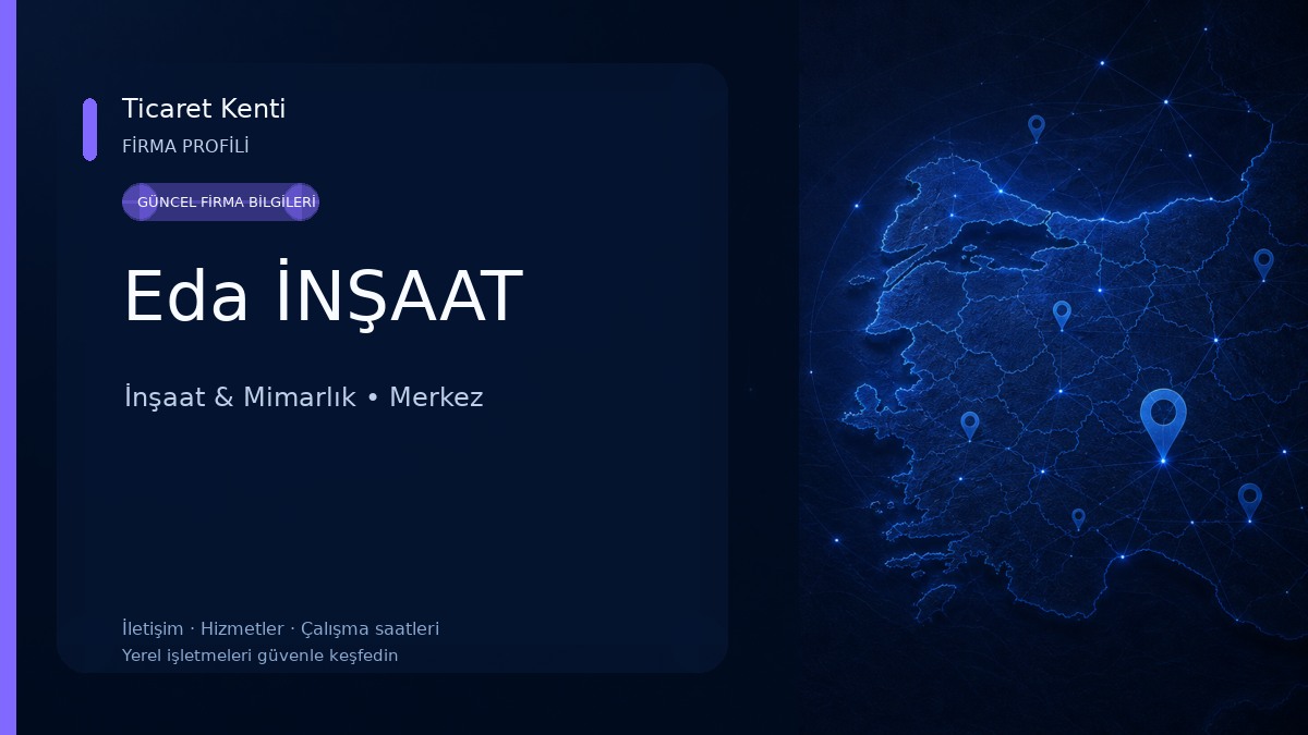 Eda İNŞAAT İnşaat & Mimarlık