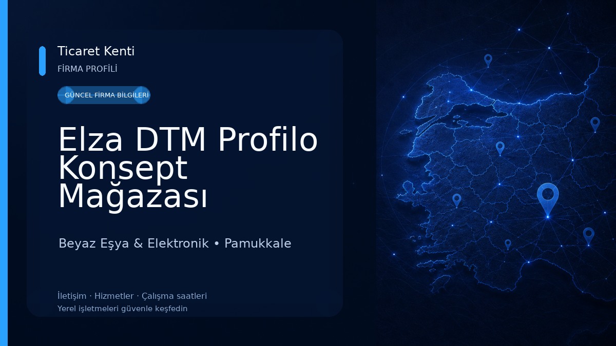 Elza DTM Profilo Konsept Mağazası Beyaz Eşya & Elektronik