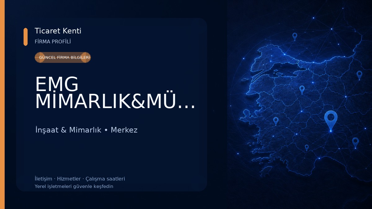 EMG MİMARLIK&MÜHENDİSLİK İnşaat & Mimarlık