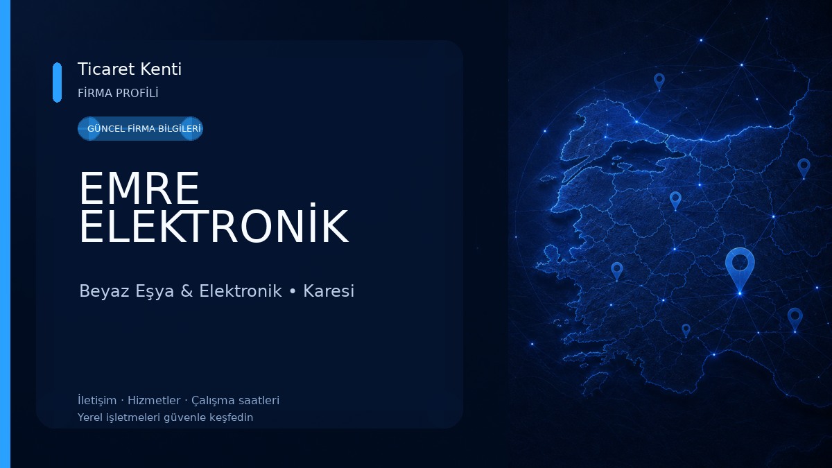 EMRE ELEKTRONİK Beyaz Eşya & Elektronik