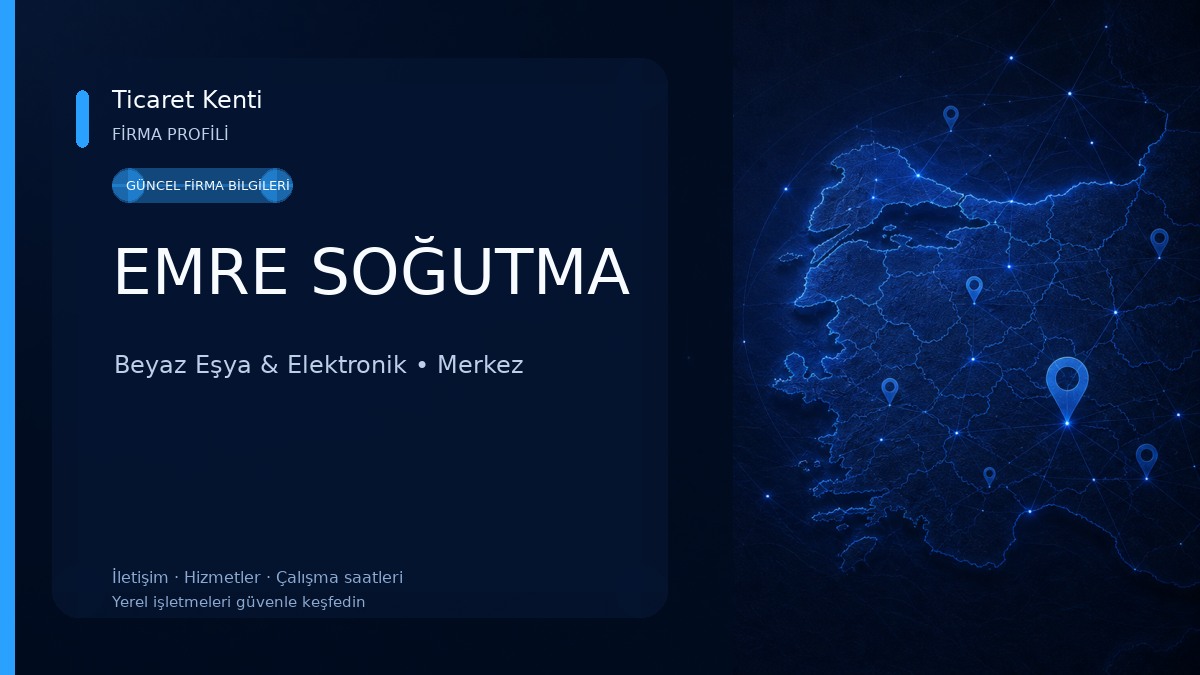 EMRE SOĞUTMA Beyaz Eşya & Elektronik