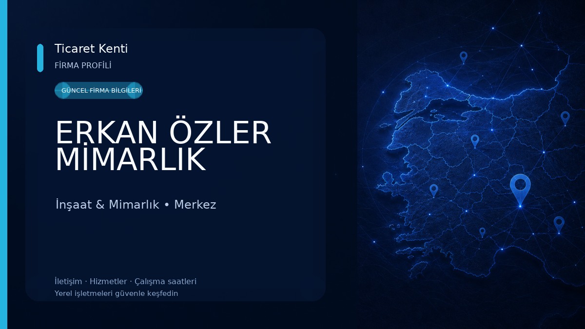 ERKAN ÖZLER MİMARLIK İnşaat & Mimarlık