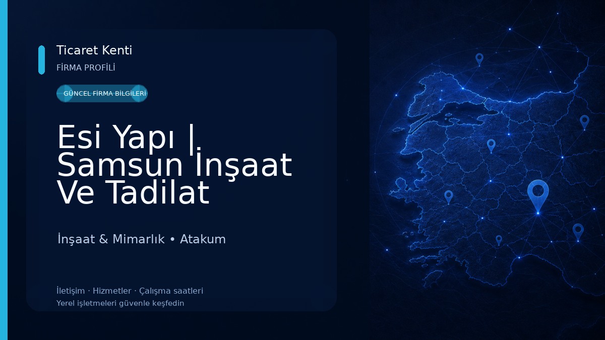 Esi Yapı | Samsun İnşaat Ve Tadilat Hizmetleri 
