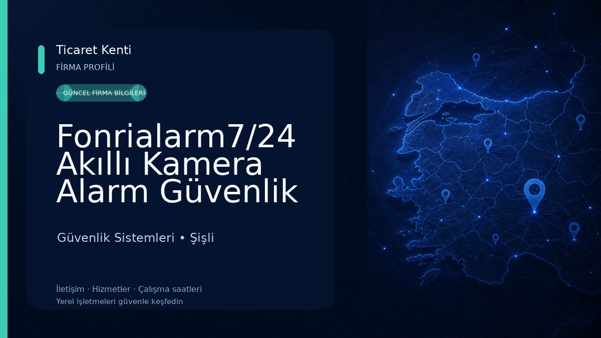 Fonrialarm7/24 Akıllı Kamera Alarm Güvenlik Sistemleri Güvenlik Sistemleri