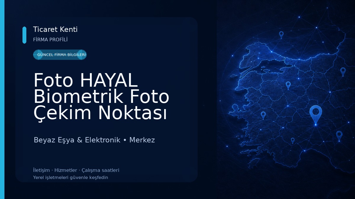 Foto HAYAL Biometrik Foto Çekim Noktası