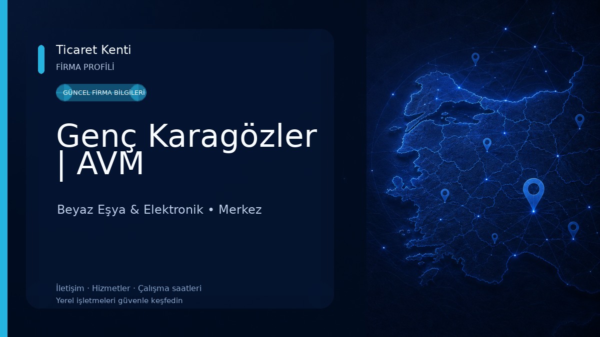 Genç Karagözler | AVM Beyaz Eşya & Elektronik