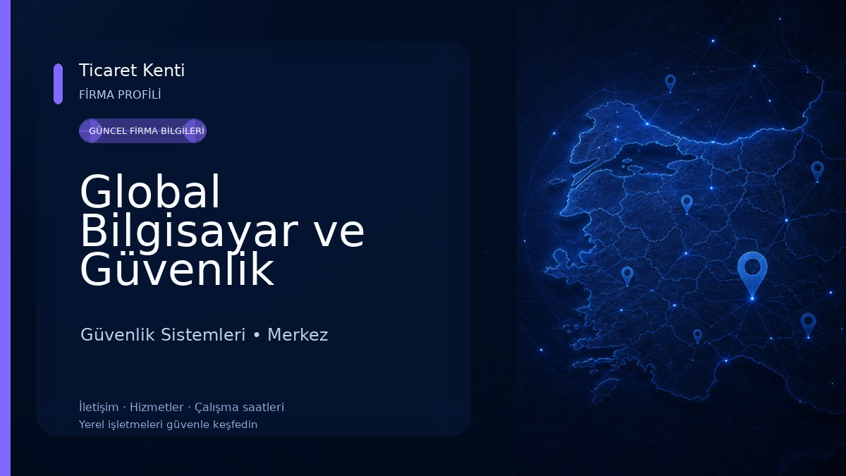 Global Bilgisayar ve Güvenlik Sistemleri Güvenlik Sistemleri