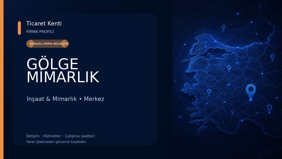 GÖLGE MİMARLIK İnşaat & Mimarlık