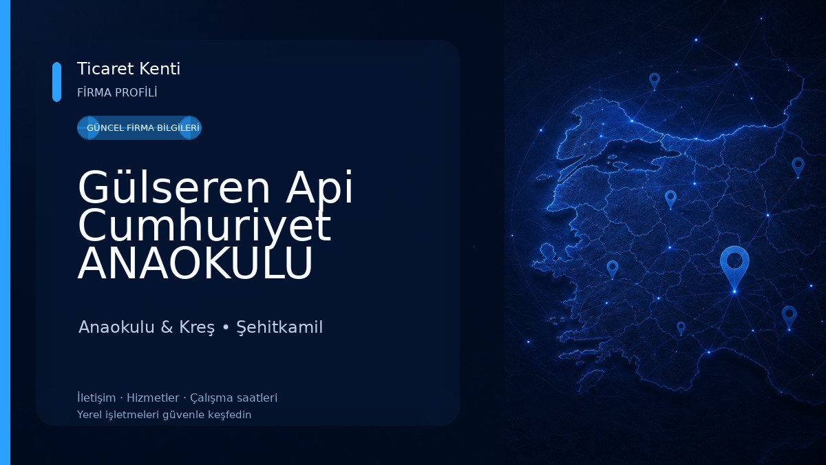 Gülseren Api Cumhuriyet ANAOKULU Anaokulu & Kreş