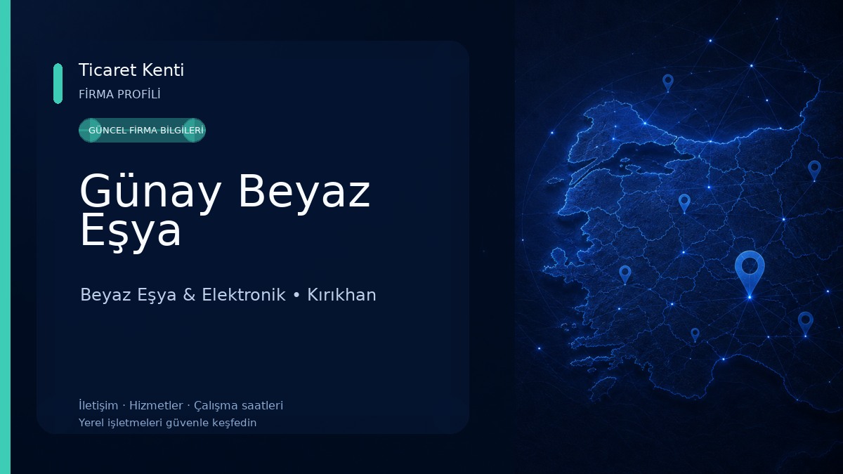 Günay Beyaz Eşya Beyaz Eşya & Elektronik