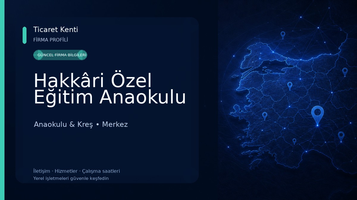 Hakkâri Özel Eğitim Anaokulu 