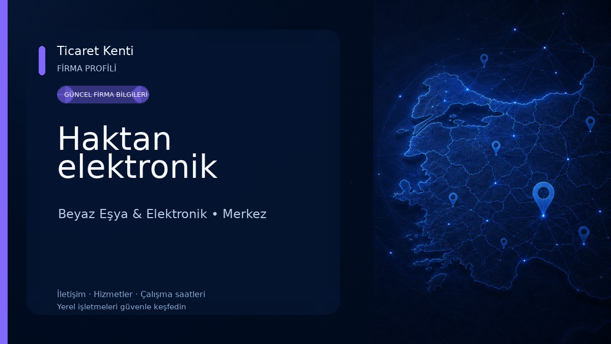 Haktan elektronik Beyaz Eşya & Elektronik