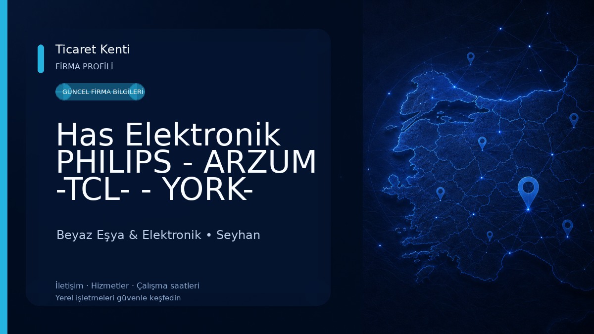 Has Elektronik PHILIPS - ARZUM -TCL- - YORK- HITACI-VİOMİ-FROUMANN-BOSE Yetkili Servisi Beyaz Eşya & Elektronik