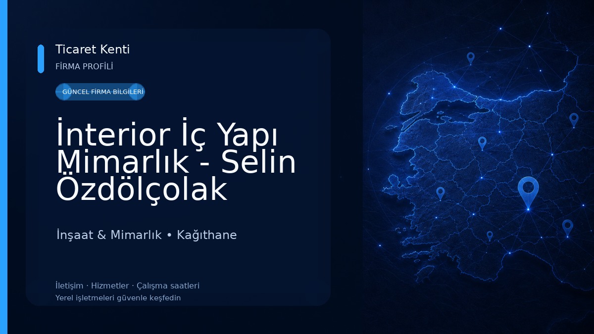İnterior İç Yapı Mimarlık - Selin Özdölçolak İnşaat & Mimarlık