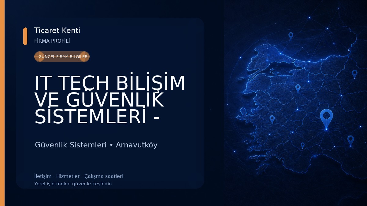 IT TECH BİLİŞİM VE GÜVENLİK SİSTEMLERİ - Arnavutköy Kameracı Arnavutköy kamera kurulumu uydu kurulumu Ses sistemleri kurulum