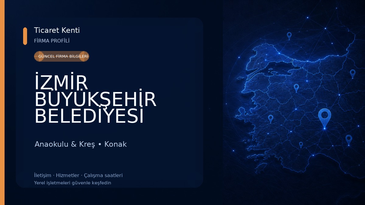 İZMİR BÜYÜKŞEHİR BELEDİYESİ İZELMAN A.Ş. Güzelyalı Nene Hatun Kreş ve Anaokulu Eğitim Merkezi