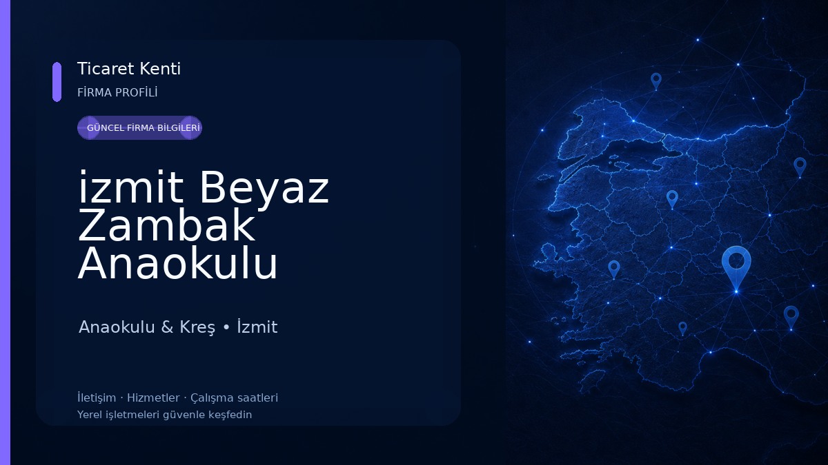 izmit Beyaz Zambak Anaokulu Anaokulu & Kreş