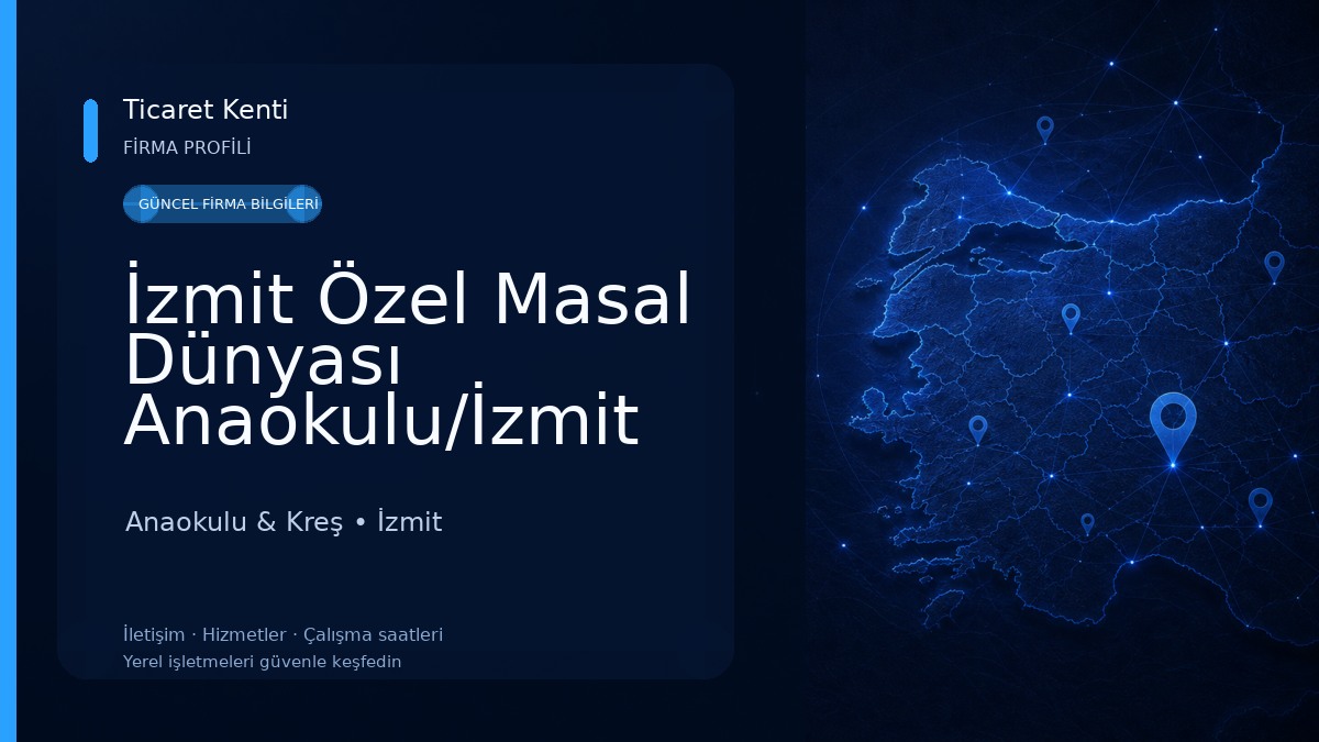 İzmit Özel Masal Dünyası Anaokulu/İzmit Kreş Anaokulu & Kreş
