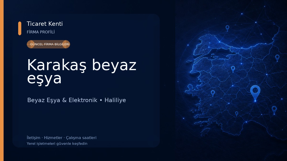 Karakaş beyaz eşya Beyaz Eşya & Elektronik