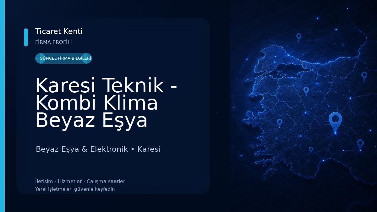 Karesi Teknik - Kombi Klima Beyaz Eşya Servis 