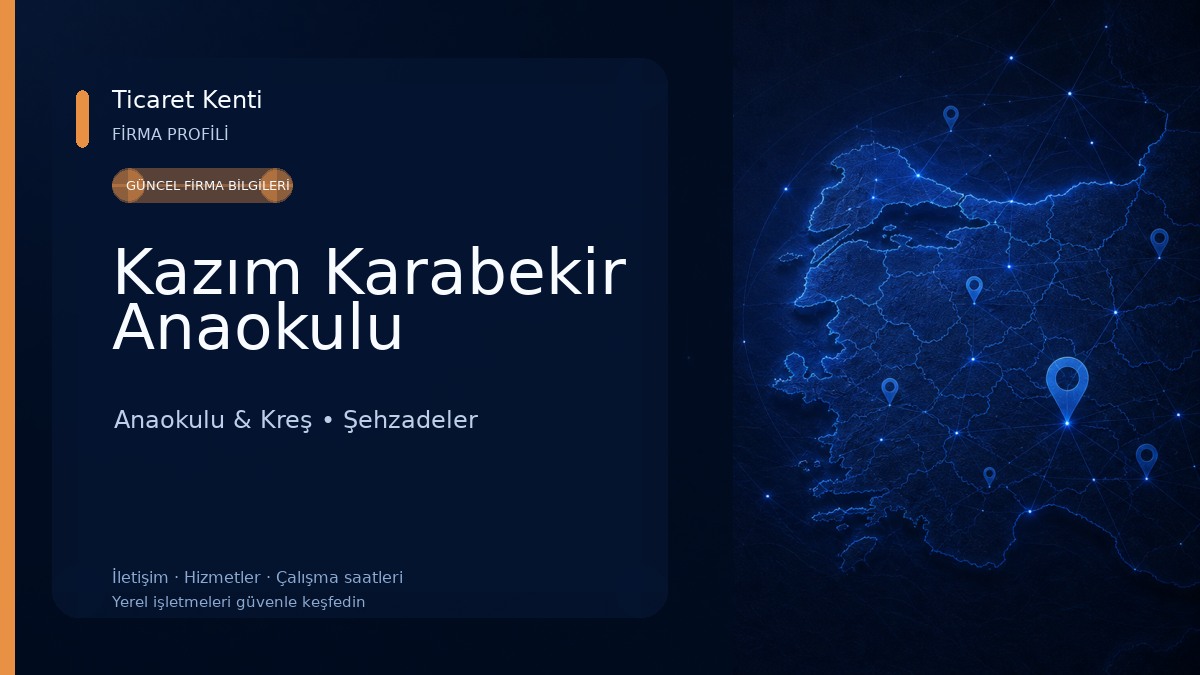 Kazım Karabekir Anaokulu Anaokulu & Kreş