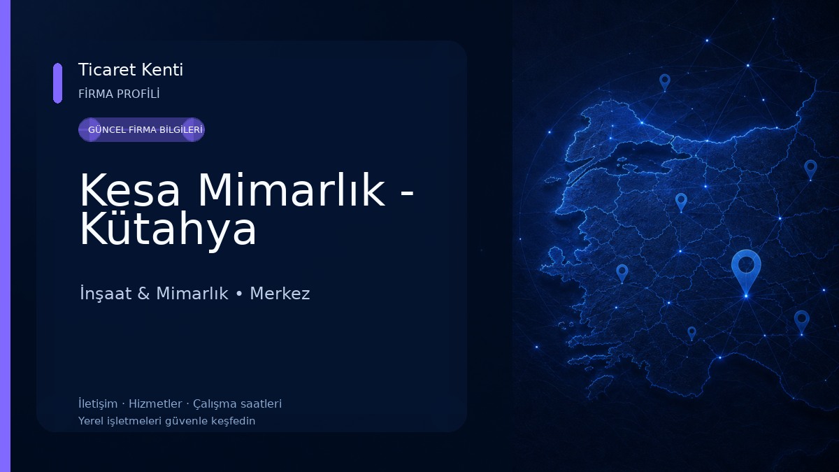 Kesa Mimarlık - Kütahya