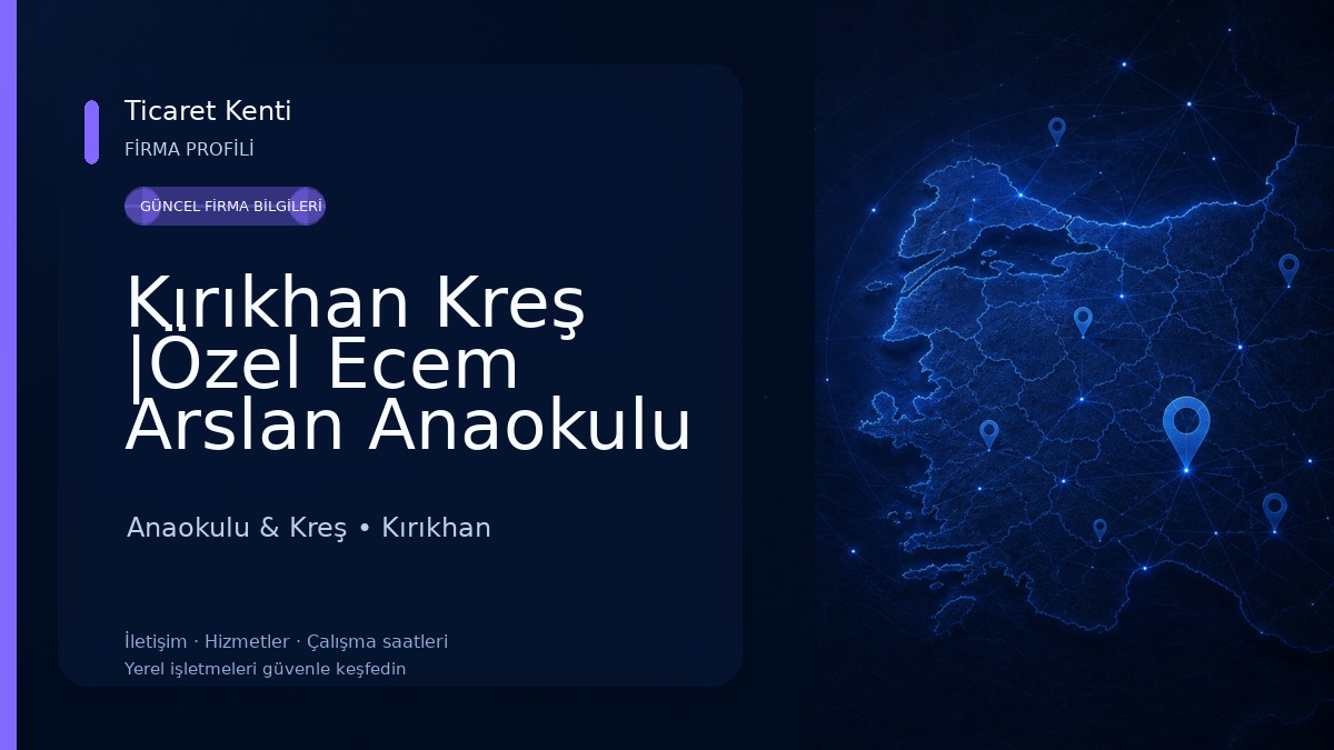 Kırıkhan Kreş |Özel Ecem Arslan Anaokulu Anaokulu & Kreş