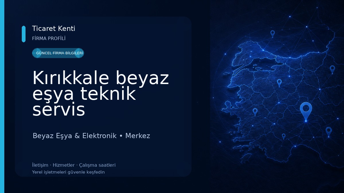 Kırıkkale beyaz eşya teknik servis Beyaz Eşya & Elektronik