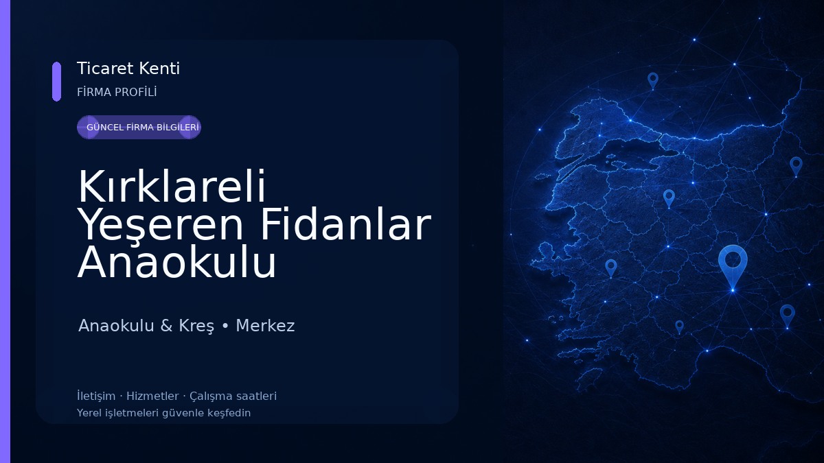 Kırklareli Yeşeren Fidanlar Anaokulu Anaokulu & Kreş