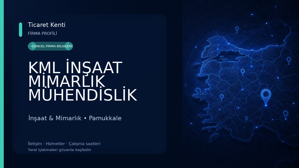 KML İNŞAAT MİMARLIK MÜHENDİSLİK TİCARET SAN. VE TİC.LTD.ŞTİ. İnşaat & Mimarlık