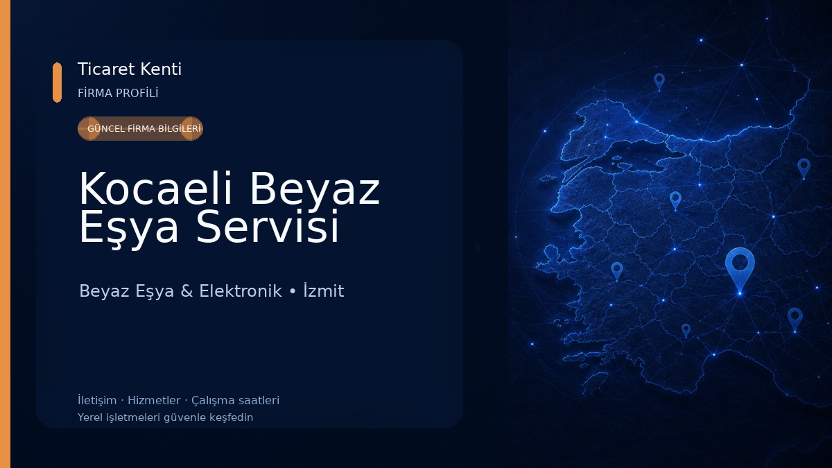 Kocaeli Beyaz Eşya Servisi