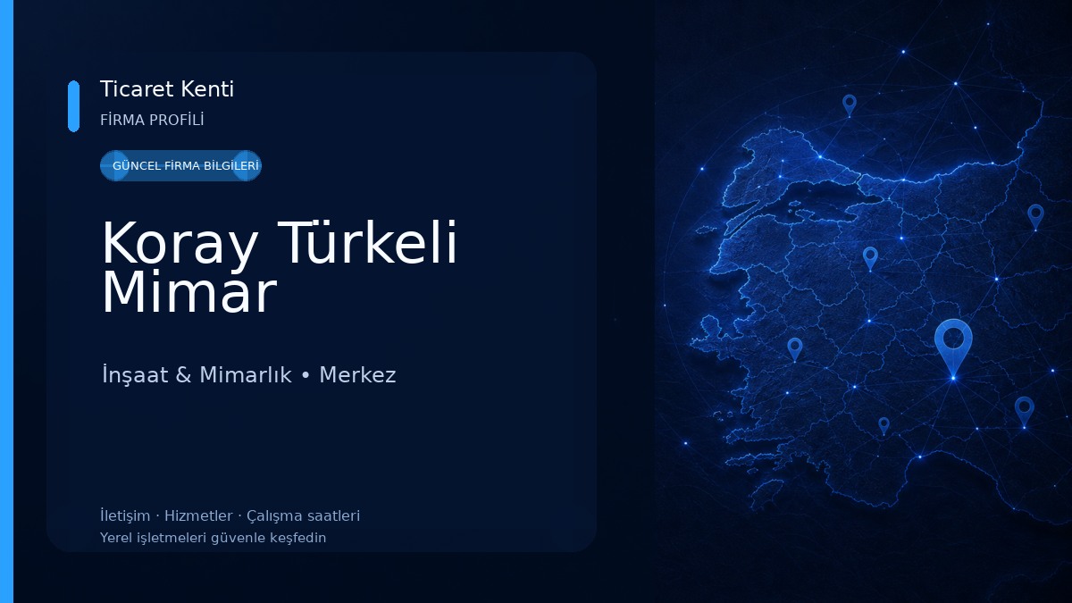 Koray Türkeli Mimar