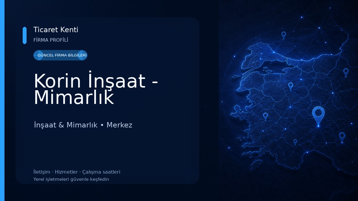 Korin İnşaat - Mimarlık