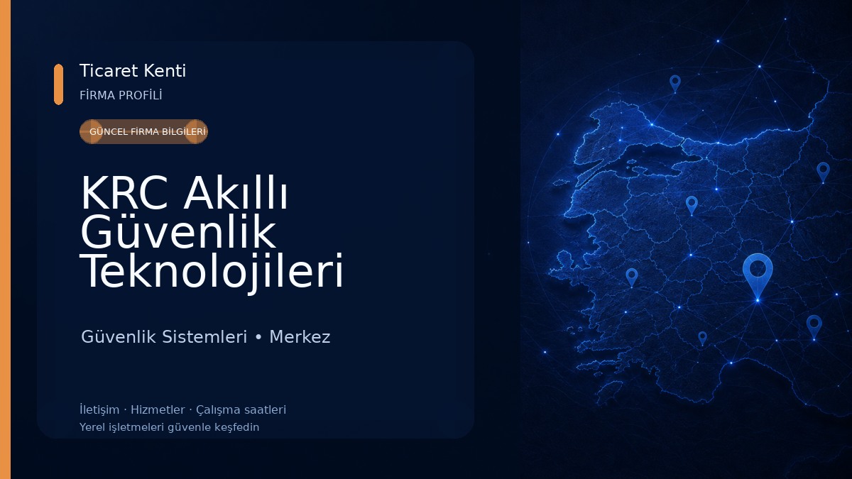 KRC Akıllı Güvenlik Teknolojileri Güvenlik Sistemleri