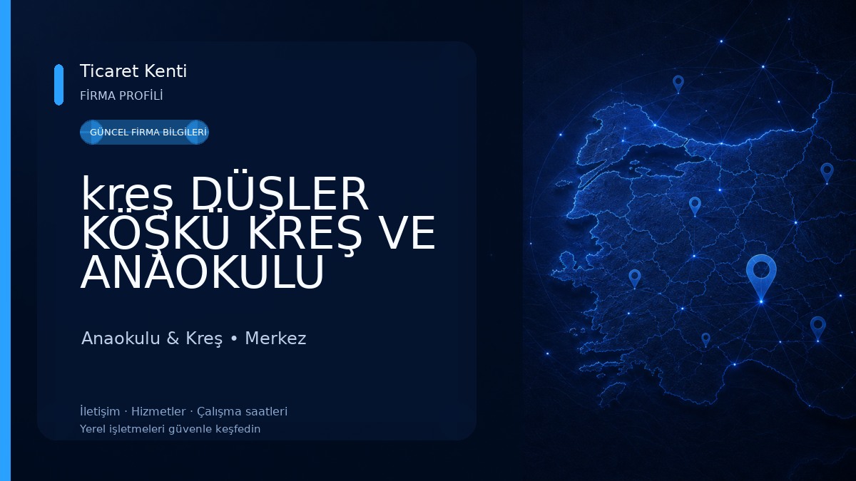 kreş DÜŞLER KÖŞKÜ KREŞ VE ANAOKULU Anaokulu & Kreş