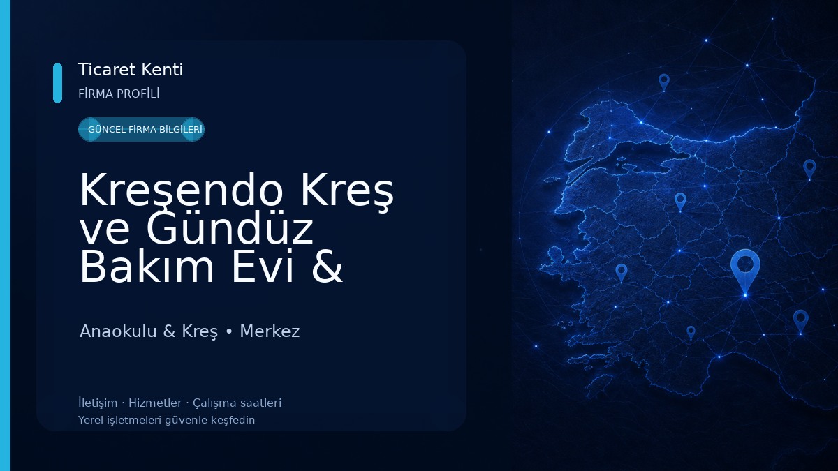 Kreşendo Kreş ve Gündüz Bakım Evi & Tunceli Anaokul 