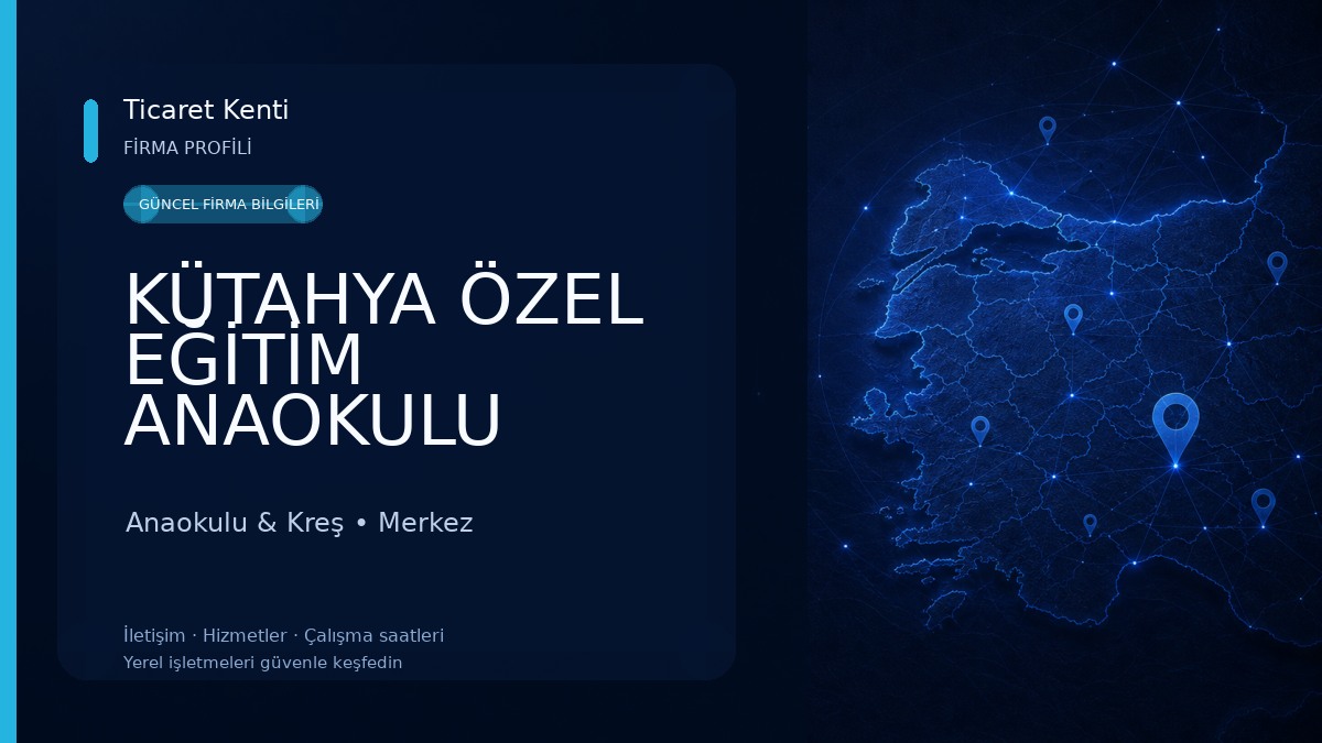 KÜTAHYA ÖZEL EĞİTİM ANAOKULU Anaokulu & Kreş