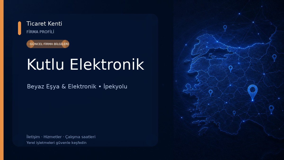 Kutlu Elektronik Beyaz Eşya & Elektronik