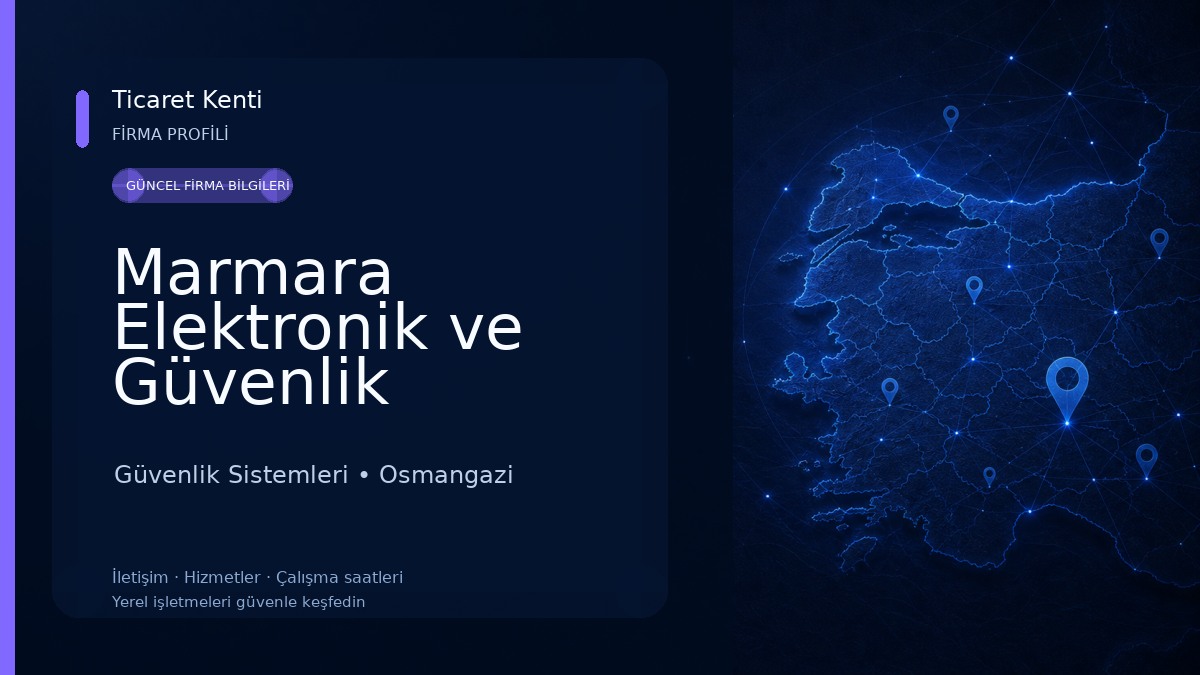 Marmara Elektronik ve Güvenlik Sistemleri