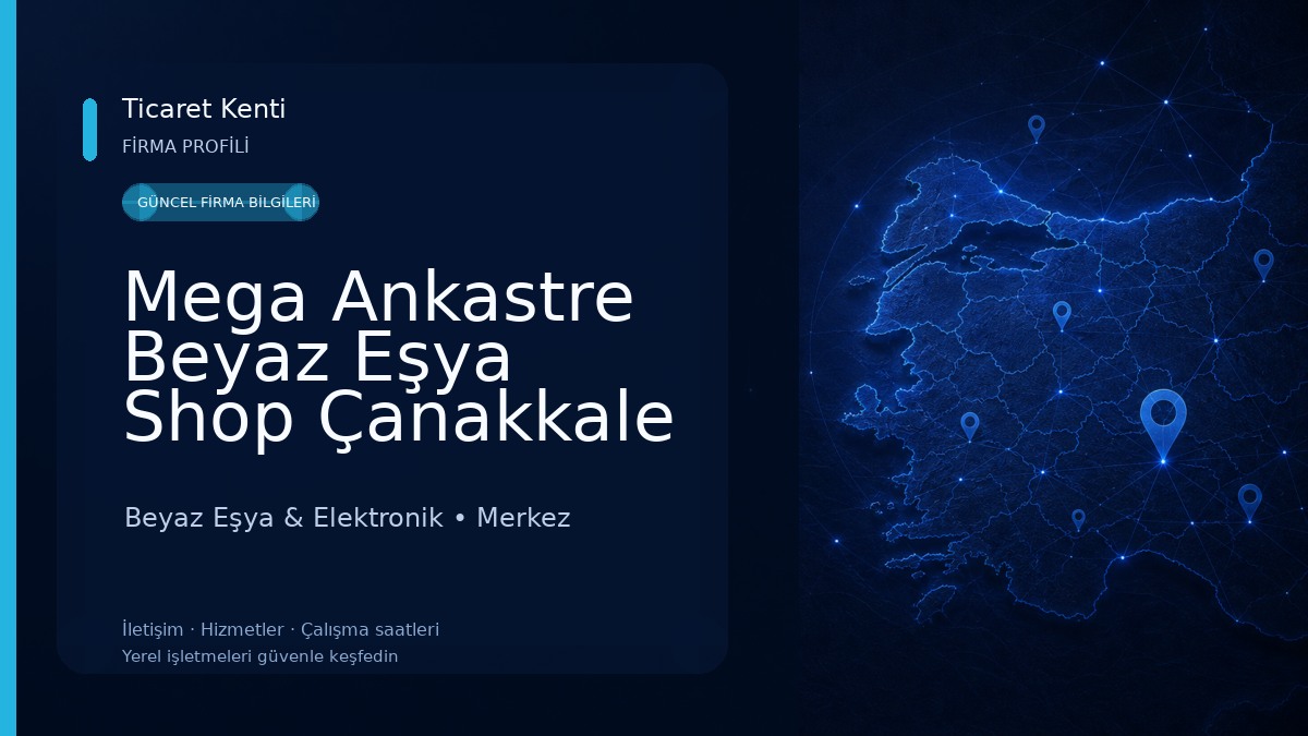 Mega Ankastre Beyaz Eşya Shop Çanakkale Beyaz Eşya & Elektronik