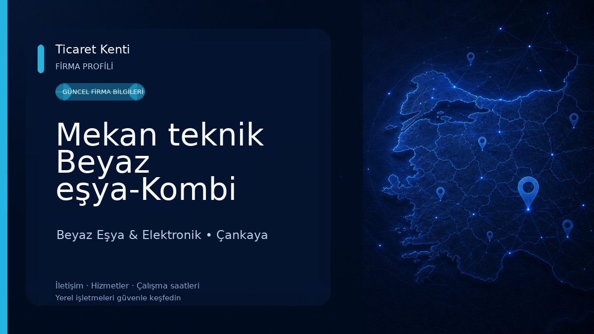 Mekan teknik Beyaz eşya-Kombi servisi Beyaz Eşya & Elektronik