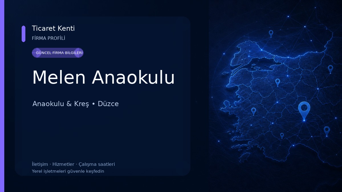 Melen Anaokulu Anaokulu & Kreş