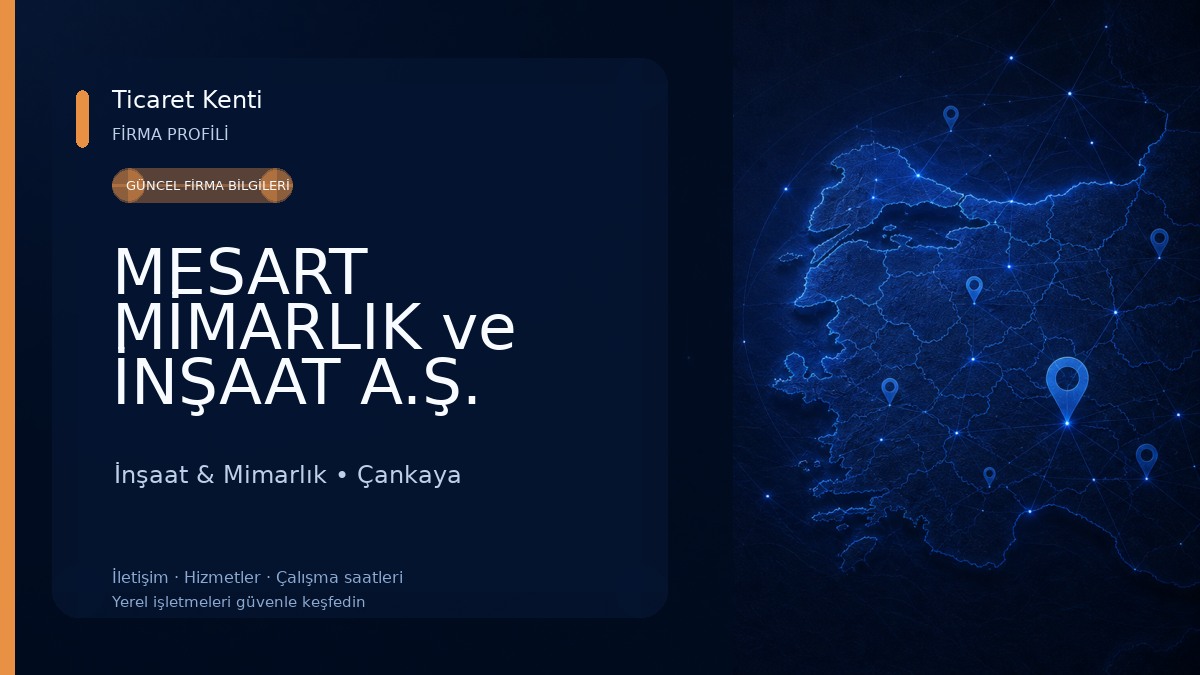 MESART MİMARLIK ve İNŞAAT A.Ş. İnşaat & Mimarlık