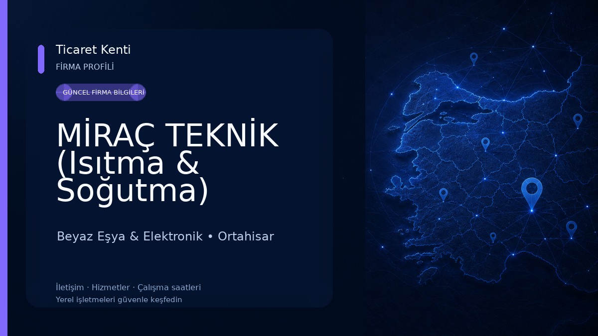 MİRAÇ TEKNİK (Isıtma & Soğutma)