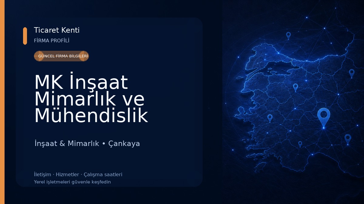 MK İnşaat Mimarlık ve Mühendislik Hizmetleri San. ve Dış Tic.Ltd.Şti İnşaat & Mimarlık