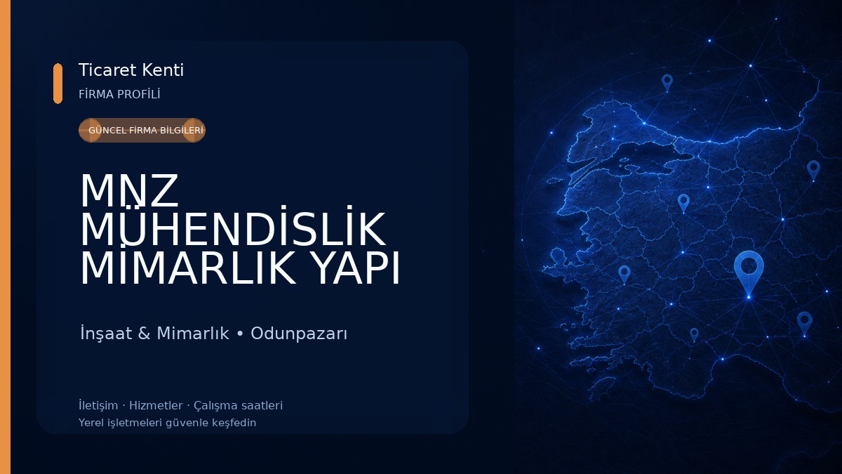 MNZ MÜHENDİSLİK MİMARLIK YAPI İNŞAAT GIDA SANAYİ VE TİCARET LİMİTED ŞİRKETİ. İnşaat & Mimarlık