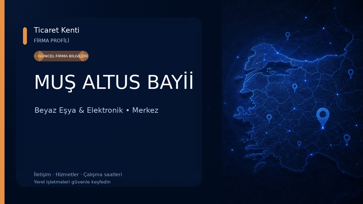 MUŞ ALTUS BAYİİ Beyaz Eşya & Elektronik