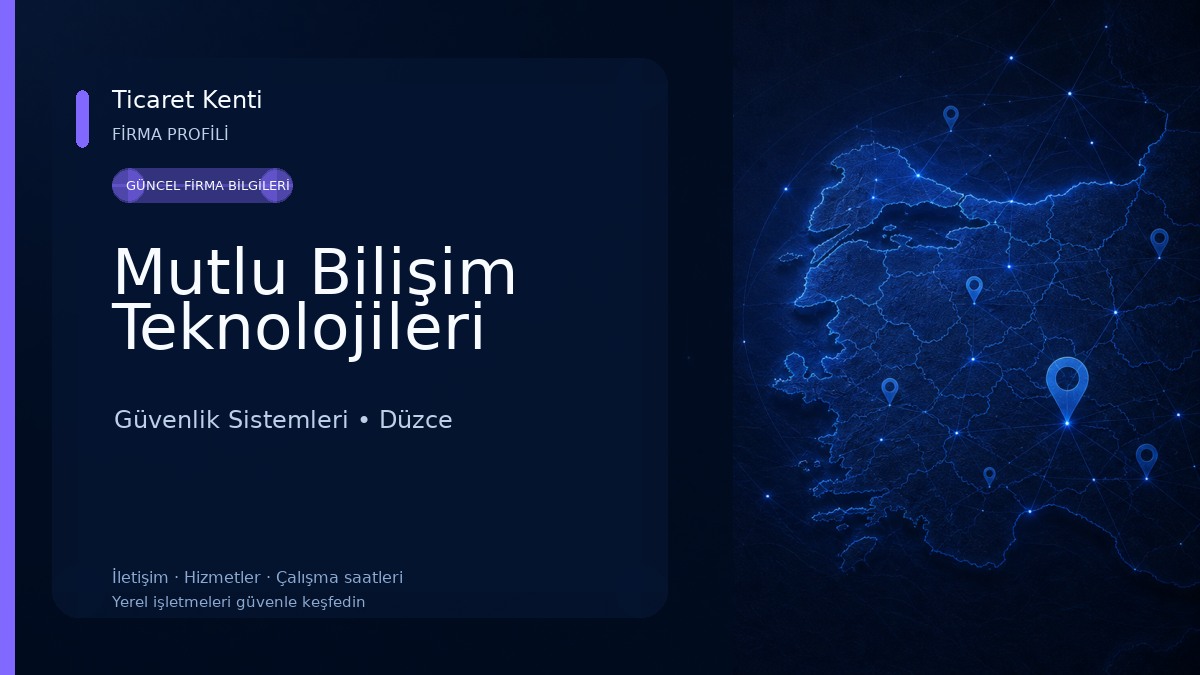 Mutlu Bilişim Teknolojileri Güvenlik Sistemleri