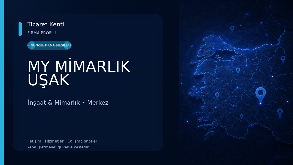 MY MİMARLIK UŞAK İnşaat & Mimarlık